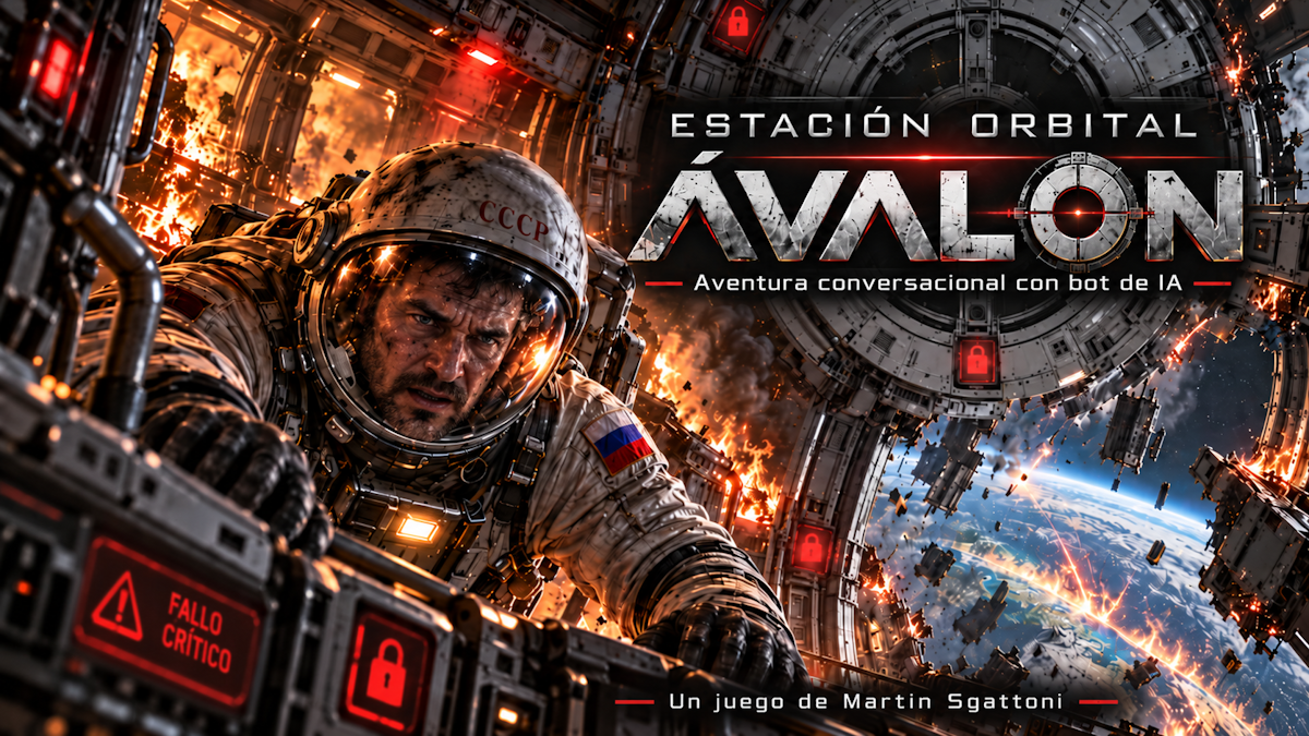 Estación Orbital Avalon: Vladimir junto a la estación dañada